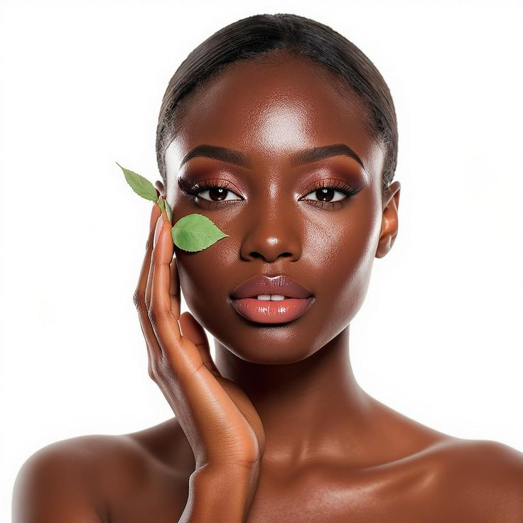 Glowing melanin-rich skin at MARADERM